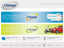 Tablet Screenshot of omega-srl.com
